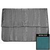 67XS14CB No Stripe Rear Seat Cover for 1967 Chevrolet Nova Hardtop Bright Blue - image 1