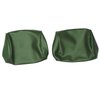 68AH25B Bucket Seat Head Rest Covers for 1968-1972 GM A-Body & Nova Dark Green - image 1