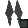 68AHB109R Ribbed Earmuff Boards for 1968-1969 Chevrolet Chevelle, Dark Green - image 1