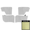 68AR23 Rear Arm Rest Covers for 1969 Chevelle,/Cutlass Convertible Light Green - image 1