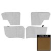 68AR36 Rear Arm Rest Covers for 1970 Chevelle,/GTO Convertible 70 Saddle - image 1