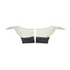 68CD28C-P Rear Door Panels for 1968-1969 Cutlass Holiday/ "S" Hardtop Pre-Assembled Pearl - image 1