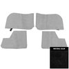 68CR10 Rear Arm Rest Covers for 1968 Oldsmobile Cutlass Convertible Black - image 1