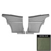 68DD02C-P Rear Door Panels for 1968 Chevrolet Camaro Hardtop Deluxe Pre-Assembled Aqua - image 1