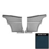 68DD16C-P Rear Door Panels for 1968-1969 Camaro Hardtop Deluxe Pre-Assembled Dark Blue - image 1
