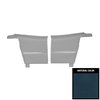 68DD16V-P Rear Door Panels for 1969 Camaro Convertible Deluxe Pre-Assembled Dark Blue - image 1