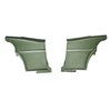 68DD24C-P Rear Door Panels for 1968-1969 Camaro Hardtop Deluxe Pre-Assembled Dark Green - image 1