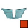 68DD26C-P Rear Door Panels for 1969 Chevrolet Camaro Hardtop Deluxe Pre-Assembled Orange - image 1