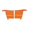68DD26V-P Rear Door Panels for 1969 Camaro Convertible Deluxe Pre-Assembled Orange - image 1