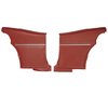 68DD30C-P Rear Door Panels for 1968-1969 Chevrolet Camaro Hardtop Deluxe Pre-Assembled Red - image 1