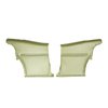 68DD46C-P Rear Door Panels for 1968 Chevrolet Camaro Hardtop Deluxe Pre-Assembled Ivy Gold - image 1