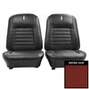68DS30U-P Pre-Assembled Front Bucket Seats for 1968 Chevrolet Camaro Deluxe Red