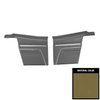 68FD46V-P Rear Door Panels for 1968 Camaro Convertible Pre-Assembled Platinum Edition Ivy Gold - image 1