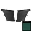 68HD04C-P Rear Door Panels for 1968 Pontiac Firebird Hardtop Deluxe Pre-Assembled Dark Aqua - image 1