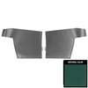 68HD04V Rear Door Panels for 1968 Pontiac Firebird Convertible Deluxe Dark Aqua - image 1