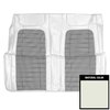 68HT37F Houndstooth Fold Down Rear Bench Seat Cover for 1968 Chevrolet Camaro Deluxe White - image 1