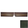 68KDR731 Front Door Panels for 1968 Plymouth Sport Satellite/GTX Dark Green - image 1