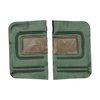 68KDR731V Rear Door Panels for 1968 Plymouth Sport Satellite/GTX Convertible Dark Green - image 1