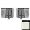 68KDRD37V Rear Door Panels for 1968 Plymouth Roadrunner Convertible Custom Decor White - image 1