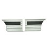 68KDV829C Rear Door Panels for 1968 Plymouth Belvedere/Roadrunner Hardtop Deluxe Silver/Black - image 1