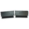 68UDRC10 Front Door Panels for 1968 Buick Riviera Custom Black - image 1