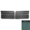 68XD12 Front Door Panels for 1968 Chevrolet Nova Custom Light Blue - image 1