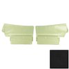 69AD10V Rear Door Panels for 1969 Chevrolet Chevelle, Convertible Platinum Edition Black - image 1