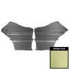 69AD23C Rear Door Panels for 1969 Chevrolet Chevelle, Hardtop Platinum Edition Light Green - image 1