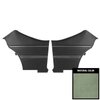 69AD24C-P Rear Door Panels for 1969 Chevelle, Hardtop Pre-Assembled Platinum Dark Green - image 1