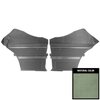 69AD24C Rear Door Panels for 1969 Chevrolet Chevelle, Hardtop Platinum Edition Dark Green - image 1