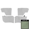 69AR24 Rear Arm Rest Covers for 1969-1970 Chevelle,/GTO/Cutlass/Skylark Convertible Dk Blue - image 1