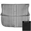 69AS4D10C Rear Bench Seat Cover for 1969 Chevrolet Chevelle, 4-Door Hardtop Black - image 1