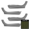 69ASBB24 Plastic Seat Skirts for 1966-1972 Chevelle,/GTO/Cutlass/Skylark/Impala/Nova Dark Green - image 1