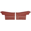 69CD30V-P Rear Door Panels for 1969 Cutlass Holiday/"S" Convertible Pre-Assembled Red - image 1