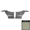 69CD40C-P Rear Door Panels for 1969 Cutlass Holiday/"S" Hardtop Pre-Assembled Off-White/Black - image 1