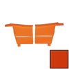 69DD26V-P Rear Door Panels for 1969 Camaro Convertible Deluxe Pre-Assembled Orange - image 1