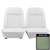 69DS24US-P Pre-Assembled Front Bucket Seats for 1969 Chevrolet Camaro Deluxe Drk Metallic Green - image 1