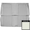 69DS37FS Fold Down Rear Bench Seat Cover for 1969 Chevrolet Camaro Deluxe White - image 1