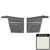 69FD37V-P Rear Door Panels for 1969 Camaro Convertible Pre-Assembled Platinum Standard White - image 1
