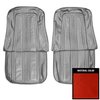 69TSZ02U Seville Front Bucket Seat Covers for 1969-1970 Chevrolet Truck Gray - image 1