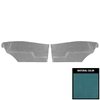 70AD14C Rear Door Panels for 1970 Chevrolet Chevelle, Hardtop Platinum Edition Bright Blue - image 1