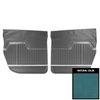 70AD4D14S Rear Door Panels for 1970 Chevrolet Chevelle, 4-Door Sedan Bright Blue - image 1