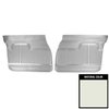 70AD4D37 Front Door Panels for 1970-1972 Chevrolet Chevelle, 4-Door Sedan/Hardtop/Wagon White - image 1