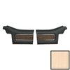 70CD281V-P Rear Door Panels for 1970 Cutlass Supreme Convertible Pre-Assembled Pearl/Black - image 1