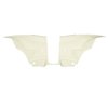 70KDB37C-P Rear Door Panels for 1970-1974 Plymouth Cuda Hardtop Standard Pre-Assembled White - image 1