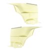 70KDC37C-P Rear Door Panels for 1970-1974 Dodge Challenger Hardtop Standard Pre-Assembled White - image 1