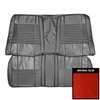70KSC711C-1 Coachman Rear Bench Seat Cover for 1970 Dodge Challenger Hardtop Bright Red - image 1