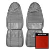 70KSC711U-1 Coachman Front Bucket Seat Covers for 1970 Dodge Challenger Bright Red - image 1