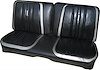 Front Bench Seat Cover for 1970 Plymouth Road Runner, Satellite, Super Bird [2-Tone Green] - image 1