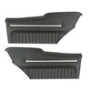 70MD10C-P Rear Door Panels for 1970 Chevrolet Monte Carlo Hardtop Pre-Assembled Black - image 1